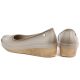 4. Women's beige wedge shoes Vinceza 39987