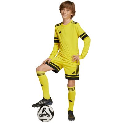 7. adidas Squadra 25 Long Sleeve Kids T-Shirt Yellow JJ0043