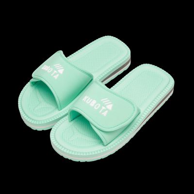 5. Kubota Velcro Classic Flip Flops Pastel Green K25SS-100-001-17-1