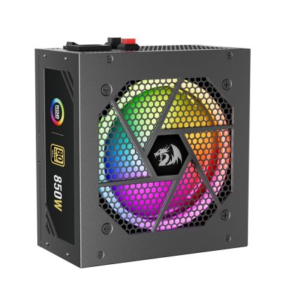 3. REDRAGON GC-PS007-1-V2 850W 80 Plus Gold LED Power Supply Module Black
