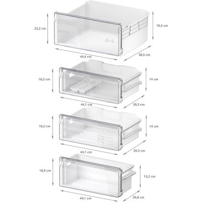 14. Built-in refrigerator BOSCH KIN96NSE0 193.5 cm high