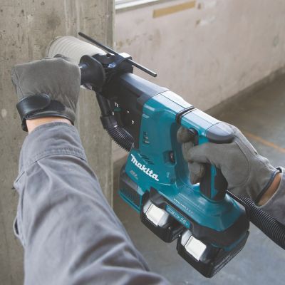 9. Makita Hammer Drill 2x18V DHR281PT2J 2.9J 2x5.0Ah BL + handle