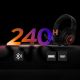 9. QCY Heroad V200 Tri-Mode Gaming Headphones with 7.1 Sound, 240h Battery, and Detachable Microphone - Black