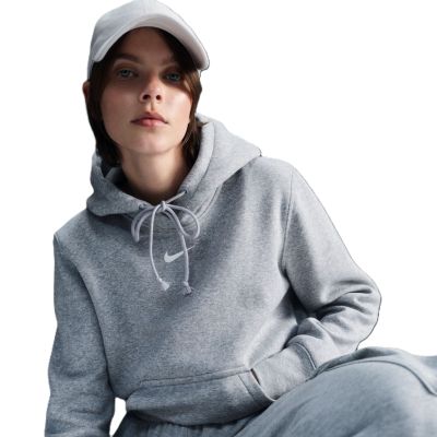 2. Nike Sportswear Phoenix Fleece Grey Women's Sweatshirt HF6839-063