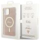8. Guess IML 4G MagSafe case for iPhone 15 / 14 / 13 - pink