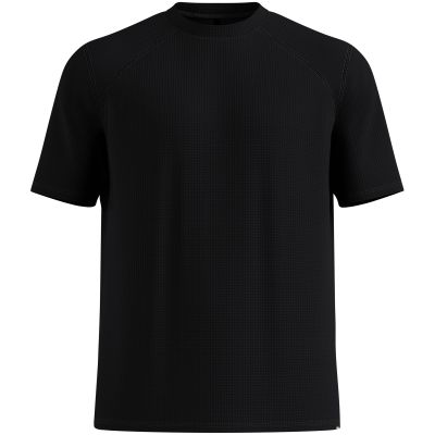 Men's Odlo CUBIC short-sleeve crew-neck T-shirt, black