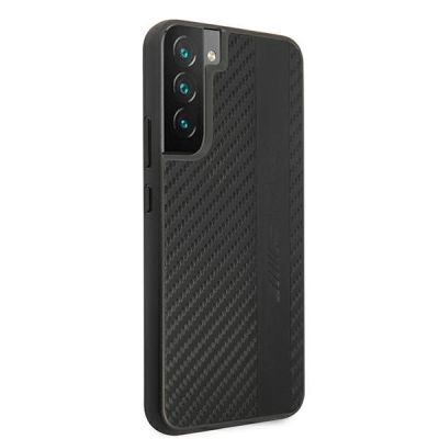 4. AMG Carbon Stripe&Embossed Case for Samsung Galaxy S22+ - Black
