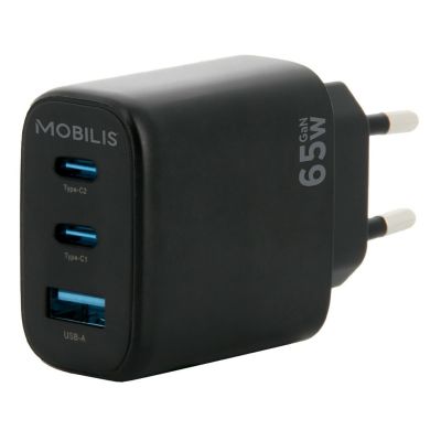 2. Mobilis 001364 Mobile Device Charger Universal Black Alternating Current Automatic
