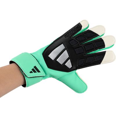 2. adidas Predator Training Kids' Goalkeeper Gloves Green and Black KE9706