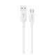 Dudao L2sT USB-A - USB-C 6A Cable 1.2m - White