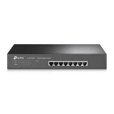 3. TP-Link TL-SG1008 Network Switch Unmanaged Gigabit Ethernet (10/100/1000) Black