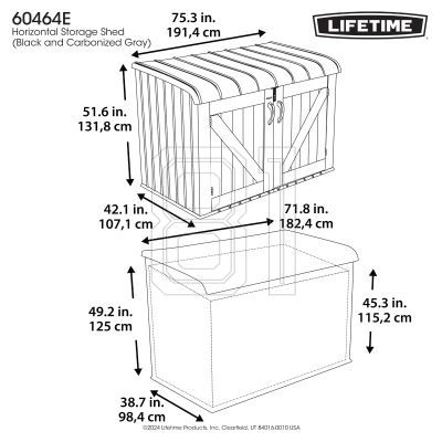 13. Lifetime Premium Garden Box 2123 L 60464E