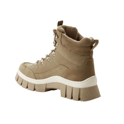 4. Lee Cooper women's winter boots brown insulated ankle boots