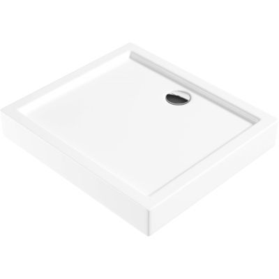 Rectangular acrylic shower tray 80x90 cm