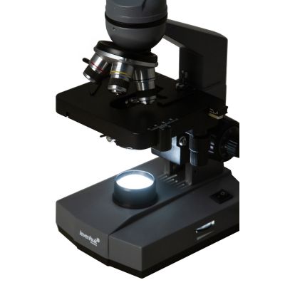 14. Levenhuk 320 BASE Monocular Biological Microscope