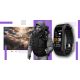 10. GIEWONT Black and Purple Smartwatch with 2 Straps GW200-3