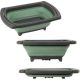 8. Folding Travel Bowl Sink with Drain 26x29cm Redcliffs