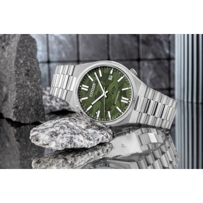 6. CITIZEN Tsuyosa Sapphire Mechanical Men's Watch NJ0159-86X + BOX