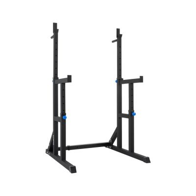 Adjustable Barbell Stands with Safety Supports, REBEL ACTIVE