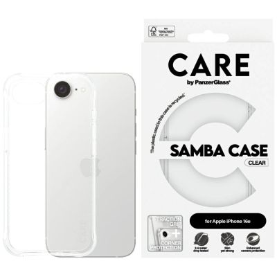 CARE by PanzerGlass Fashion iPhone 16e Case - Transparent