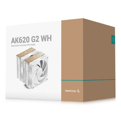 9. DeepCool AK620 G2 WH Processor Air Cooler 12cm White 1 pc.