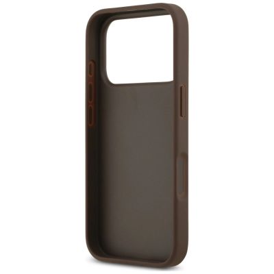 7. Guess 4G nauble Card Triange Case for iPhone 18 Pro / 17 Pro – brown