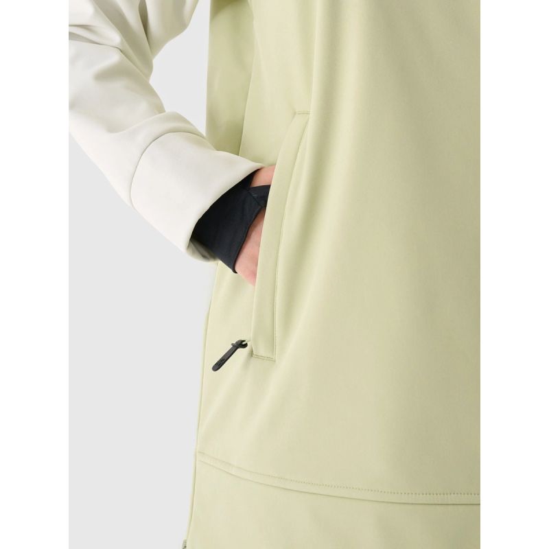 4. Women's 4F 4FWAW24TSOFF289-44S softshell snowboard jacket with 5000 membrane