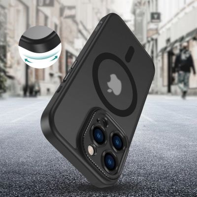 2. Tech-Protect MagCam MagSafe iPhone 16 Pro Max Case - Semi-Transparent