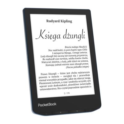 16. PocketBook Verse Pro 634 6" 16GB Wi-Fi Azure Blue Ebook Reader