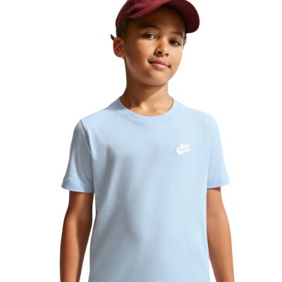 4. Nike Sportswear Kids' T-Shirt Light Blue FZ5177 407