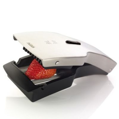 2. GEFU Tari Slicer Manual Black, White Plastic, Stainless Steel
