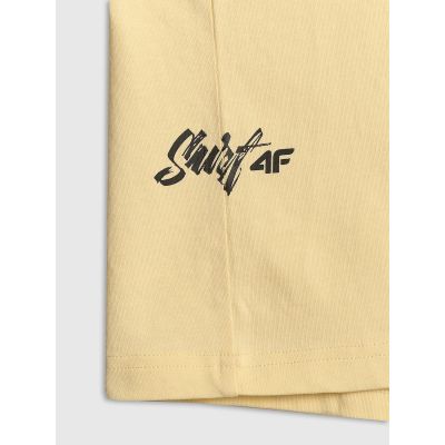5. Men's regular printed T-shirt 4F 4FRSS26TTSHM4301-73S