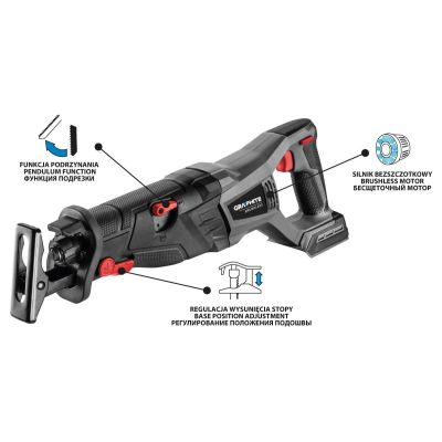 2. Graphite 58G096 pole saw 2.64 kg