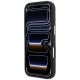 5. Karl Lagerfeld Grained with Resin Signature Logo MagSafe Case for iPhone 18 Pro / 17 Pro - Black