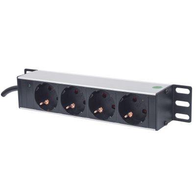 INTELLINET 10-WAY RACK POWER STRIP, 4 SC OUTLETS