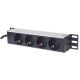 INTELLINET 10-WAY RACK POWER STRIP, 4 SC OUTLETS