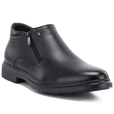 Men’s Black Zip-Up Ankle Boots McKeylor 85229