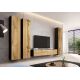6. VIGO full display cabinet '180' 180/40/30 black/wotan oak