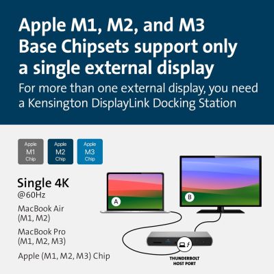 13. Kensington SD5760T - Docking Station - USB-C / USB4 / Thunderbolt 3 / Thunderbolt 4 - 2 x HDMI, Thunderbolt - GigE