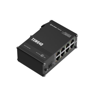 5. Teltonika NETWORKS TSW040 8-Port PoE+ Switch Unmanaged Fast Ethernet (10/100) PoE Support Black