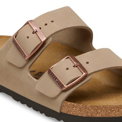 12. Birkenstock Arizona Tabacco Brown narrow men's brown flip-flops (0352203)