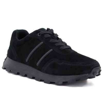 5. Leather platform sneakers black S.Barski