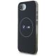 2. BMW IML Metal White Circle MagSafe iPhone 16e Case - Black