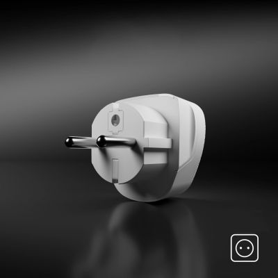 5. SBS Shucko/EU Travel Adapter - Universal - White