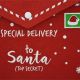 3. CHRISTMAS ENVELOPE LETTER TO SANTA CLAUS FELT 26x16CM SPECIAL DELIVERY