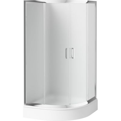 Semicircular shower cabin 80x80 cm - height 170 cm