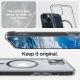 6. Spigen Ultra Hybrid Mag Case with MagSafe for iPhone 14 Plus - Clear Gray