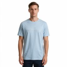 Paul&Shark Men's Cotton and Lyocell T-shirt Light Blue 26411007-394 - Elegant Comfort