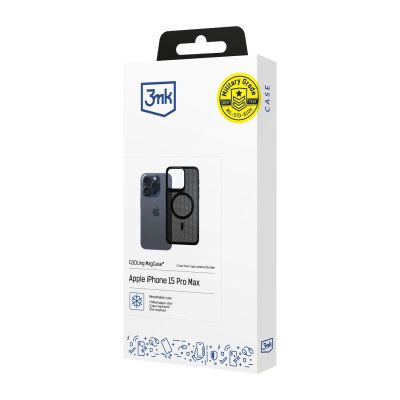 17. 3mk COOLing MagCase Case for Apple iPhone 15 Pro Max - Black