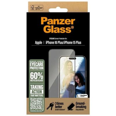 4. PanzerGlass EyeCare Screen Protector iPhone 16 Plus 6.7" Ultra-Wide Fit 2867